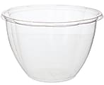 Eco-Products Salad Bowls, With Lids, 48 Oz, Clear, Pack Of 150 Bowls 1 thumbnail image