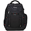 Kenneth Cole Reaction Computer Business Backpack With 15.6" Laptop Pocket, Black