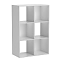 Homestar North America 6-Cube Bookcase, White 1 thumbnail image