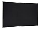 Ghent® Rubber Bulletin Board, 24" x 36", 90% Recycled, Black Aluminum Frame 1 thumbnail image