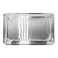 Karat Full-Size Foil Steam Table Pan Lids, Silver, Set Of 50 Lids