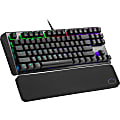 Cooler Master CK530 V2 - Keyboard - backlit - USB - US - key switch: red - gunmetal black 1 thumbnail image