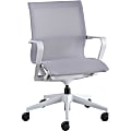 Lorell® Mesh Mid-Back Executive Chair, Gray 1 thumbnail image