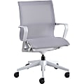 Lorell® Mesh Mid-Back Executive Chair, Gray