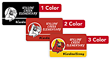 Custom 1, 2 Or 3 Color Printed Labels/Stickers, Rectangle, 1-3/4" x 2-3/4", Box Of 250 1 thumbnail image
