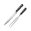Black+Decker 2-Piece Stainless Steel Carving Knife Set, Black 1 thumbnail image