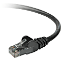 Belkin Cat. 6 Network Patch Cable - RJ-45 Male - RJ-45 Male - 50ft - Black 1 thumbnail image