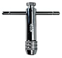 T-Handle Ratcheting Tap Wrenches, 1/4 - 1/2 in Tap Size, Carded 1 thumbnail image