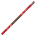 Moon Products Merry Christmas Themed Pencils, #2 Lead, Assorted Barrel Colors, Pack Of 12 1 thumbnail image