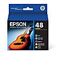 Epson® T0489 Cyan, Light Cyan, Magenta, Light Magenta, Yellow Ink Cartridges, Pack Of 5, T048920