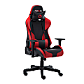 Techni Sport Ergonomic Faux Leather Computer Gaming Chair, Red/Black 1 thumbnail image