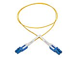 Eaton Tripp Lite Series Duplex Singlemode 9/125 Fiber Patch Cable (LC/LC), Push/Pull Tabs, 1 m (3 ft.) - Patch cable - LC single-mode (M) to LC single-mode (M) - 1 m - fiber optic - duplex - 9 / 125 micron - yellow