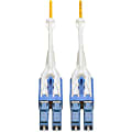 Eaton Tripp Lite Series Duplex Singlemode 9/125 Fiber Patch Cable (LC/LC), Push/Pull Tabs, 1 m (3 ft.) - Fiber Optic for Patch Panel, Switch, Network Device - 1.25 GB/s - Patch Cable - 3.28 ft - 2 x LC Male Network - 2 x LC Male Network - 9/125 µm