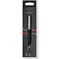 Parker® Jotter Rollerball Pen, Fine Point, 0.5 mm, Black/Stainless Steel Barrel, Black Ink 1 thumbnail image