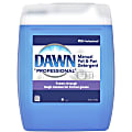 Dawn Manual Pot & Pan Detergent - 640 fl oz (20 quart) - Original Scent - Long Lasting - Translucent Blue - 1 Each 1 thumbnail image