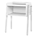 Monarch Specialties Dave Accent Table, 23-1/4"H x 18-1/2"W x 11-3/4"D, White