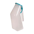 DMI® Portable Plastic Male Urinal With Cover, 1 Qt, Clear 1 thumbnail image