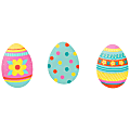 Amscan Easter Eggs Yard Signs, 20"H x 10"W x 1"D, Multicolor, Pack Of 3 Signs 1 thumbnail image