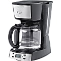 Betty Crocker BC-2809CB 12-Cup Stainless Steel Coffee Maker - Programmable - 1.90 quart - 12 Cup(s) - Multi-serve - Timer - Stainless Steel - Glass Body