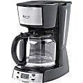 Betty Crocker BC-2809CB 12-Cup Stainless Steel Coffee Maker - Programmable - 1.90 quart - 12 Cup(s) - Multi-serve - Timer - Stainless Steel - Glass Body 1 thumbnail image