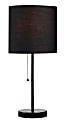 Kenroy Home Table Tom Accent Lamp, 9-1/2"H, Black 1 thumbnail image
