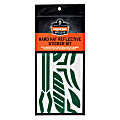 Ergodyne Skullerz 8961 Reflective Hard Hat & Safety Helmet Sticker Kit, Green 1 thumbnail image