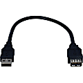 QVS USB 2.0 High-Speed Extension Cable - 1 ft USB Data Transfer Cable  - CC2210C01 1 thumbnail image