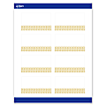 Avery® Printable Cards With Sure Feed® Technology, 2" x 3-1/2", Matte White With Preprinted Gold Lace Trim Pattern, Pack Of 80 1 thumbnail image