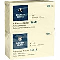 Business Source Yellow Repositionable Adhesive Notes - 3" Flag/Notex 5" Flag/Note - Rectangle - Yellow - 36613 1 thumbnail image