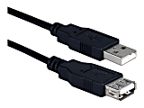 QVS USB 2.0 High-Speed 480Mbps Extension Cable - 3 ft USB Data Transfer Cable - First End: 1x USB 2.0 Type A - CC2210C03 1 thumbnail image