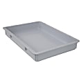 Quantum Food Service Dough Proofing Boxes, 25-3/4" x 18" x 3-5/16", Gray, Set Of 6 Boxes