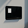 U Brands® Frameless Magnetic Dry-Erase Board, Glass, 36" X 36", Black (Actual Size 35" x 35") 1 thumbnail image