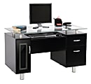 Realspace® Sutton Executive Desk, Black