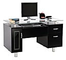 Realspace® Sutton Executive Desk, Black 1 thumbnail image
