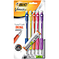 BIC® Velocity® Original Mechanical Pencils, 0.7 mm, Assorted Barrel Colors, Pack Of 5
