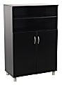 Realspace® Sutton Storage Cabinet, Black 1 thumbnail image