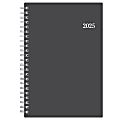 2025 Blue Sky Weekly/Monthly Planning Calendar, 5” x 8”, Passages Charcoal Gray, January To December