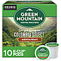 Green Mountain Coffee Roasters Colombia Select Keurig Single-Serve K-Cup Pods, Pack Of 10 Pods 1 thumbnail image