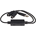 StarTech.com USB to PS/2 Adapter - Keyboard and Mouse - Convert a PS/2 keyboard and mouse to a single USB interface - USBPS2PC 1 thumbnail image