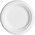 ECO-Products® Sugarcane Plates, 6", White, 20 Plates Per Pack, Case Of 50 Packs