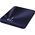 WD My Passport™ Ultra Metal Edition 1TB Portable External Hard Drive, USB 3.0/2.0, Blue/Black 1 thumbnail image