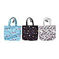 Eyecandy Accessories Graphic Print Canvas Tote Bag, 24-7/16"H x 13-3/4"W x 1"D, Assorted Colors 1 thumbnail image