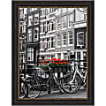 Amanti Art Narrow Picture Frame, 28" x 22", Matted For 18" x 24", Accent Bronze