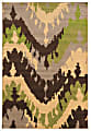 Linon Honora Area Rug, 60"H x 84"W, Largo Brown/Green 1 thumbnail image