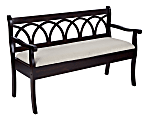Ave Six Coventry Storage Bench, Beige/Antique Black 1 thumbnail image