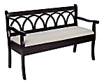 Ave Six Coventry Storage Bench, Beige/Antique Black