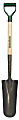 Drain & Post Spades, 14 X 4.75 Round Blade, 27 in White Ash Poly Big Grip D-Grip 1 thumbnail image