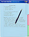 IdeaStream Find It File Folder Notepad, Letter Size, Assorted Colors, Pack Of 12 Folders 1 thumbnail image