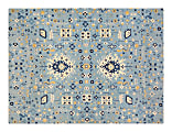 Anji Mountain Tabriz Rug’d Chair Mat, 1/2"H x 36”W x 48”D, Blue/Beige/Gold 1 thumbnail image