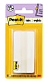 Post-it® Notes Durable Filing Tabs, 3", White, Pack Of 50 Tabs